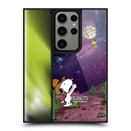 Peanuts Snoopy Space Cowboy Nebula Balloon Woodstock Gel Armour Case For Samsung Galaxy S24 Ultra 5G