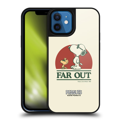 Peanuts Woodstock 50th Snoopy Woodstock Far Out Gel Armour Case For Apple iPhone 12 / iPhone 12 Pro