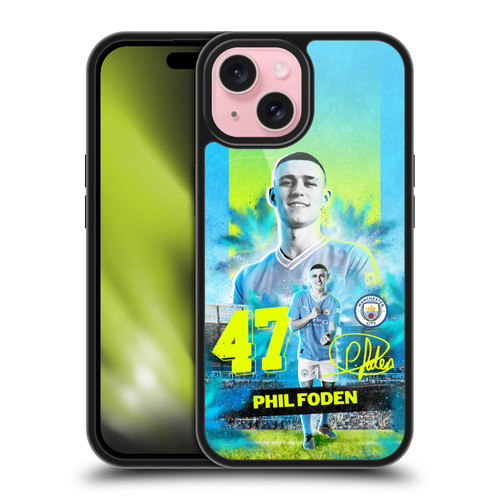 Manchester City Man City FC 2023/24 First Team Phil Foden Gel Armour Case For Apple iPhone 15