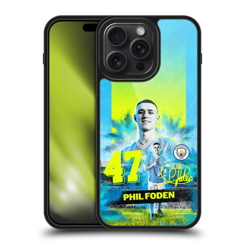 Manchester City Man City FC 2023/24 First Team Phil Foden Gel Armour Case For Apple iPhone 15 Pro Max