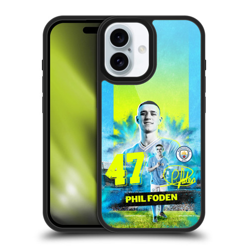 Manchester City Man City FC 2023/24 First Team Phil Foden Gel Armour Case For Apple iPhone 16