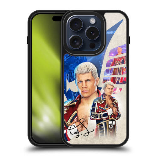 WWE Cody Rhodes Superstar Graphics Gel Armour Case For Apple iPhone 15 Pro