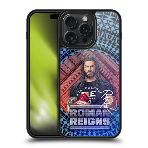 WWE Roman Reigns Tribal Pattern Gel Armour Case For Apple iPhone 15 Pro Max