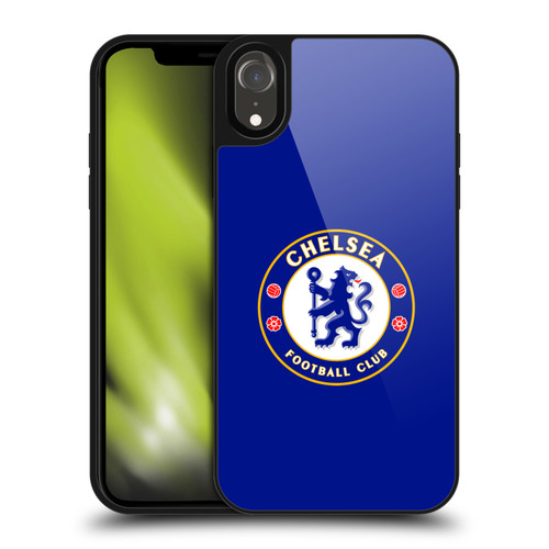 Chelsea Football Club Crest Plain Blue Gel Armour Case For Apple iPhone XR