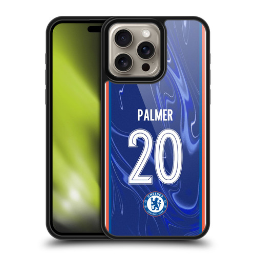 Chelsea Football Club 2024/25 Players Home Kit Cole Palmer Gel Armour Case For Apple iPhone 16 Pro Max