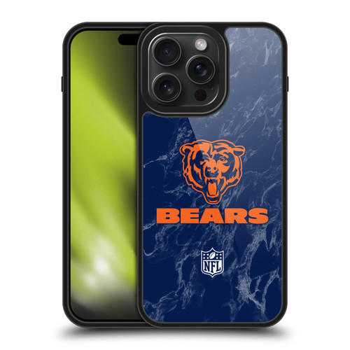 NFL Chicago Bears Graphics Coloured Marble Gel Armour Case For Apple iPhone 15 Pro Max NFL Chicago Bears Graphics Coloured Marble Gel Armour Case For Apple iPhone 15 Pro Max