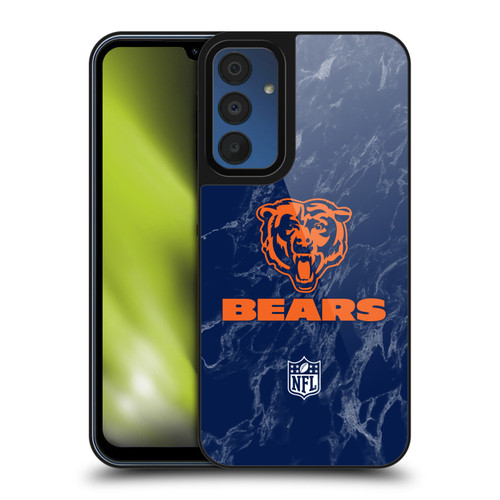 NFL Chicago Bears Graphics Coloured Marble Gel Armour Case For Samsung Galaxy A15
