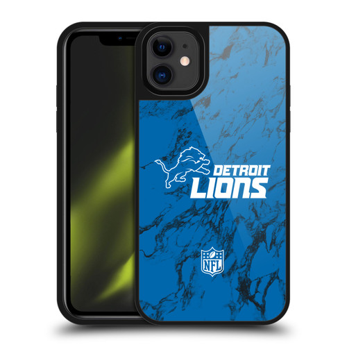 NFL Detroit Lions Graphics Coloured Marble Gel Armour Case For Apple iPhone 11 NFL Detroit Lions Graphics Coloured Marble Gel Armour Case For Apple iPhone 11