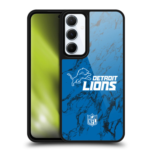 NFL Detroit Lions Graphics Coloured Marble Gel Armour Case For Samsung Galaxy A55 5G NFL Detroit Lions Graphics Coloured Marble Gel Armour Case For Samsung Galaxy A55 5G