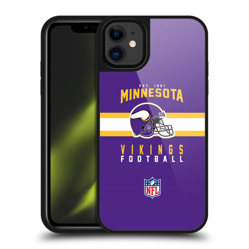 NFL Minnesota Vikings Graphics Helmet Typography Gel Armour Case For Apple iPhone 11