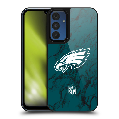 NFL Philadelphia Eagles Graphics Coloured Marble Gel Armour Case For Samsung Galaxy A15