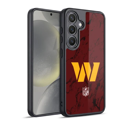 NFL Washington Football Team Graphics Coloured Marble Gel Armour Case For Samsung Galaxy S24 5G