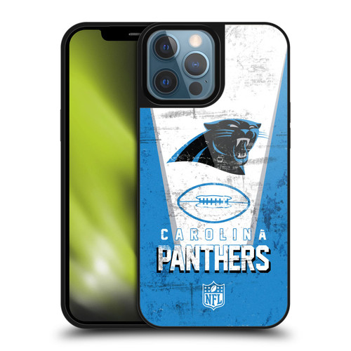 NFL Carolina Panthers Logo Art Banner Gel Armour Case For Apple iPhone 13 Pro Max