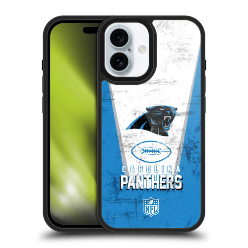NFL Carolina Panthers Logo Art Banner Gel Armour Case For Apple iPhone 16