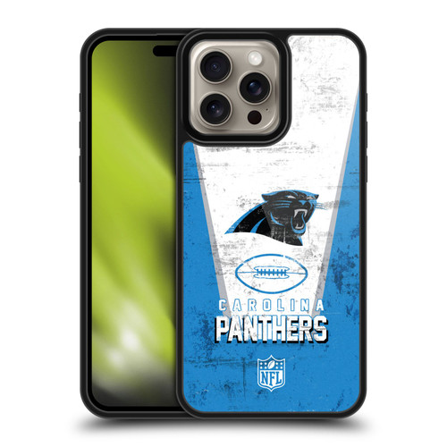 NFL Carolina Panthers Logo Art Banner Gel Armour Case For Apple iPhone 16 Pro Max