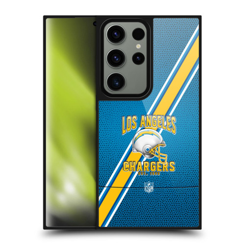 NFL Los Angeles Chargers Logo Art Football Stripes Gel Armour Case For Samsung Galaxy S24 Ultra 5G