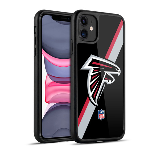 NFL Atlanta Falcons Logo Stripes Gel Armour Case For Apple iPhone 11