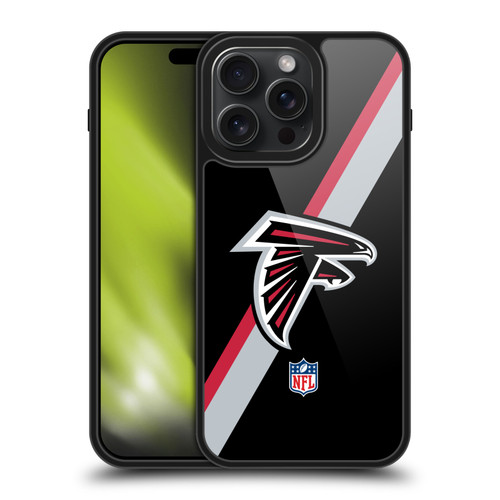 NFL Atlanta Falcons Logo Stripes Gel Armour Case For Apple iPhone 15 Pro Max