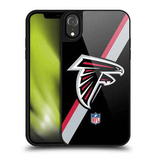 NFL Atlanta Falcons Logo Stripes Gel Armour Case For Apple iPhone XR