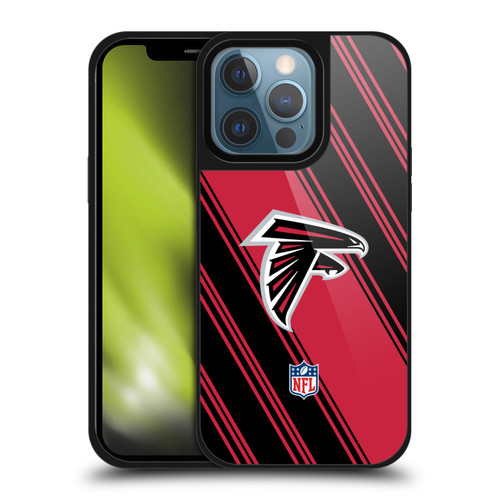 NFL Atlanta Falcons Artwork Stripes Gel Armour Case For Apple iPhone 13 Pro