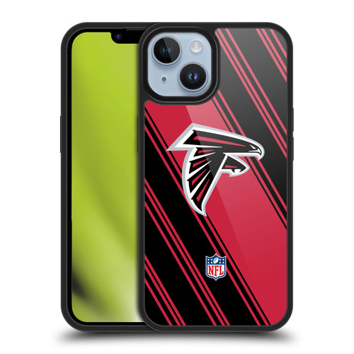 NFL Atlanta Falcons Artwork Stripes Gel Armour Case For Apple iPhone 14