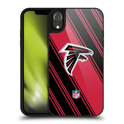 NFL Atlanta Falcons Artwork Stripes Gel Armour Case For Apple iPhone XR