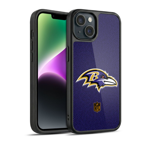 NFL Baltimore Ravens Logo Football Gel Armour Case For Apple iPhone 14