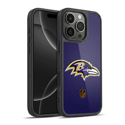 NFL Baltimore Ravens Logo Football Gel Armour Case For Apple iPhone 16 Pro