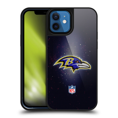 NFL Baltimore Ravens Artwork LED Gel Armour Case For Apple iPhone 12 / iPhone 12 Pro