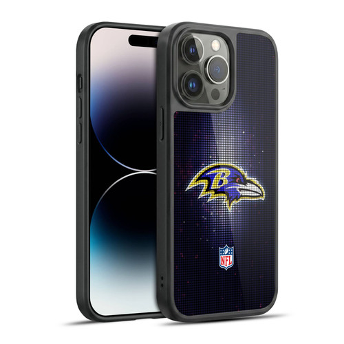 NFL Baltimore Ravens Artwork LED Gel Armour Case For Apple iPhone 14 Pro Max