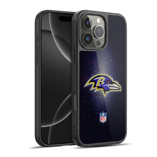 NFL Baltimore Ravens Artwork LED Gel Armour Case For Apple iPhone 16 Pro Max