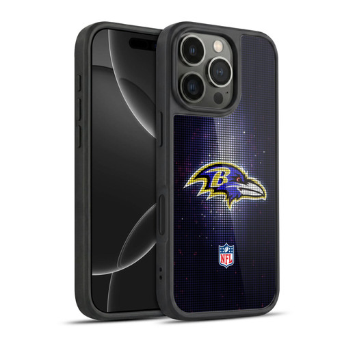 NFL Baltimore Ravens Artwork LED Gel Armour Case For Apple iPhone 16 Pro
