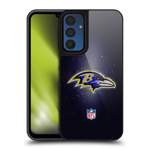 NFL Baltimore Ravens Artwork LED Gel Armour Case For Samsung Galaxy A15