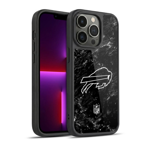 NFL Buffalo Bills Artwork Marble Gel Armour Case For Apple iPhone 13 Pro