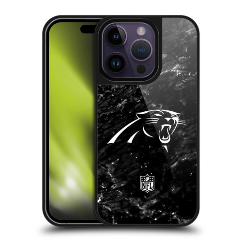 NFL Carolina Panthers Artwork Marble Gel Armour Case For Apple iPhone 14 Pro
