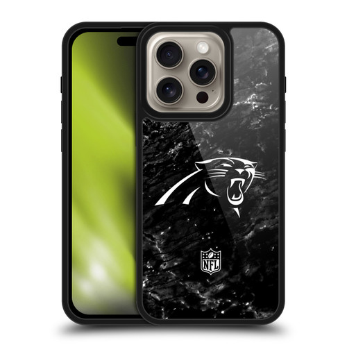 NFL Carolina Panthers Artwork Marble Gel Armour Case For Apple iPhone 16 Pro NFL Carolina Panthers Artwork Marble Gel Armour Case For Apple iPhone 16 Pro