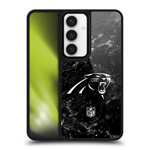 NFL Carolina Panthers Artwork Marble Gel Armour Case For Samsung Galaxy S24 5G