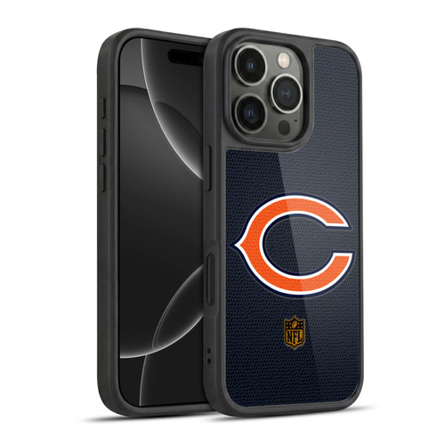 NFL Chicago Bears Logo Football Gel Armour Case For Apple iPhone 16 Pro