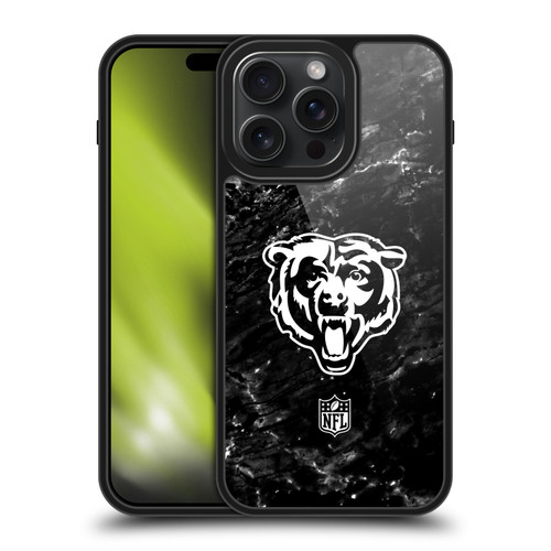 NFL Chicago Bears Artwork Marble Gel Armour Case For Apple iPhone 15 Pro Max