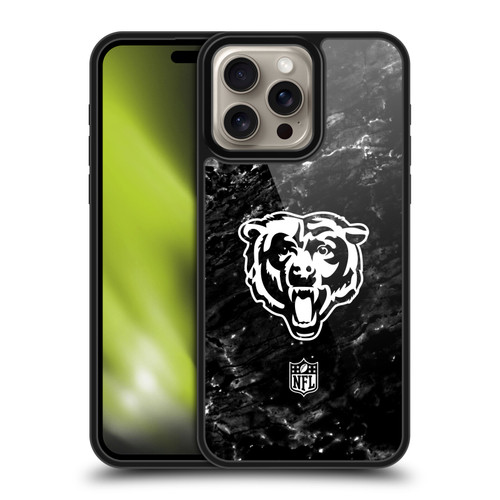 NFL Chicago Bears Artwork Marble Gel Armour Case For Apple iPhone 16 Pro Max