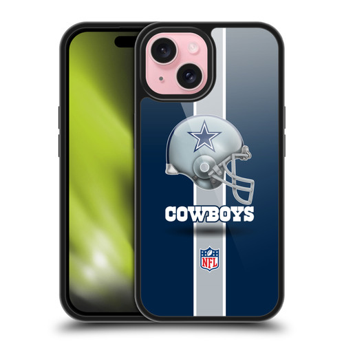 NFL Dallas Cowboys Logo Helmet Gel Armour Case For Apple iPhone 15