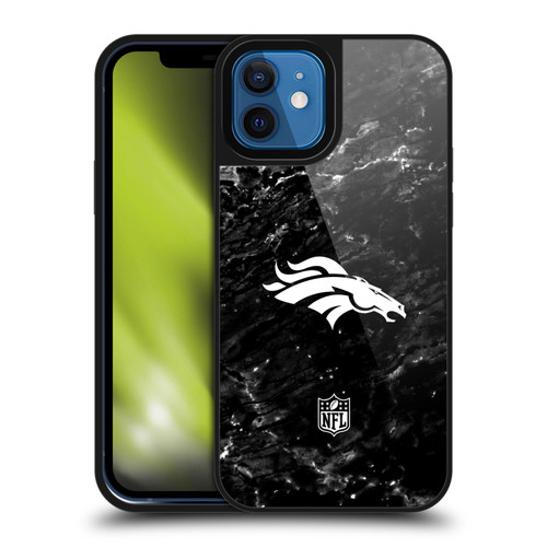 NFL Denver Broncos Artwork Marble Gel Armour Case For Apple iPhone 12 / iPhone 12 Pro