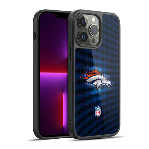 NFL Denver Broncos Artwork LED Gel Armour Case For Apple iPhone 13 Pro Max