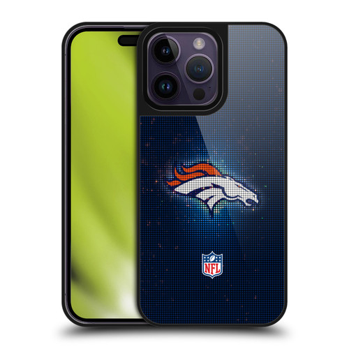 NFL Denver Broncos Artwork LED Gel Armour Case For Apple iPhone 14 Pro Max
