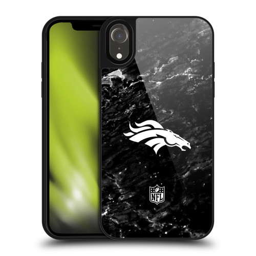 NFL Denver Broncos Artwork Marble Gel Armour Case For Apple iPhone XR