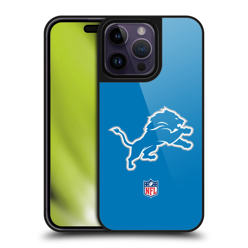 NFL Detroit Lions Logo Plain Gel Armour Case For Apple iPhone 14 Pro Max