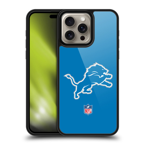 NFL Detroit Lions Logo Plain Gel Armour Case For Apple iPhone 16 Pro Max NFL Detroit Lions Logo Plain Gel Armour Case For Apple iPhone 16 Pro Max