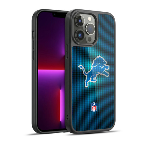 NFL Detroit Lions Artwork LED Gel Armour Case For Apple iPhone 13 Pro Max