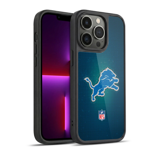 NFL Detroit Lions Artwork LED Gel Armour Case For Apple iPhone 13 Pro