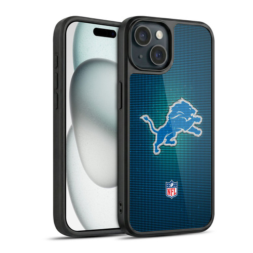 NFL Detroit Lions Artwork LED Gel Armour Case For Apple iPhone 15